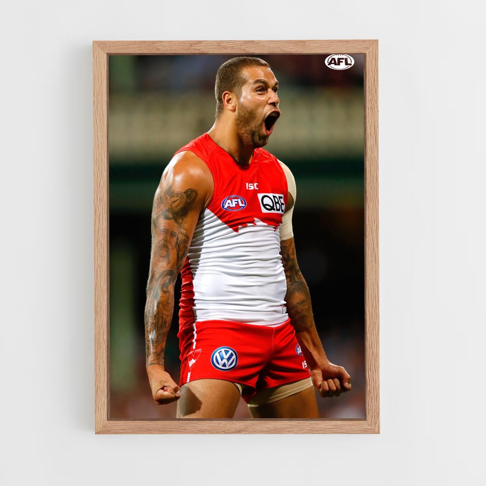 Poster La Passion de Franklin – affiche Football australien (vue 4)